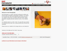 Tablet Screenshot of hart-photography.com
